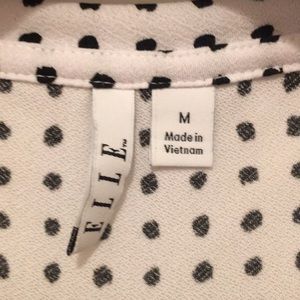 Elle’ High/Low Short Sleeve Blouse